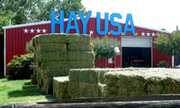The hay barn at Hay USA